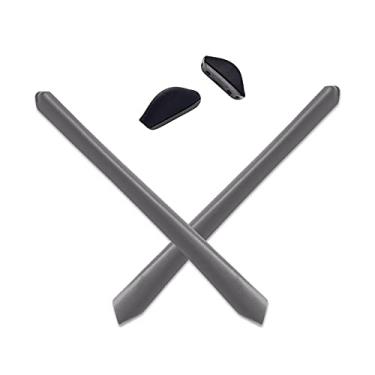 Imagem de Mryok Bocal de substituição para óculos Oakley Crosslink Zero Glass, Cinza exclusivo, One Size