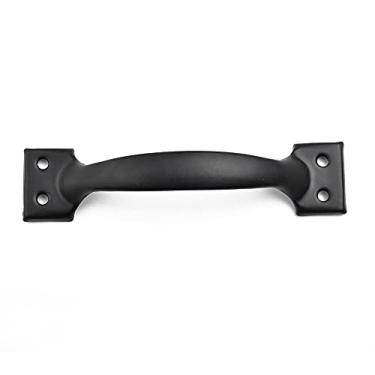 Imagem de Alça de puxar da porta do gabinete com parafusos de montagem Alça de puxar de 150 mm Ferro de estilo antigo simples para acessórios de decoração para casa, h