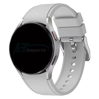 Imagem de Pulseira Classica LTIMPORTS, compativel com Galaxy Watch 6 - Galaxy Watch 6 Classic - Galaxy Watch 5 - Galaxy Watch 5 Pro - Galaxy Watch 4 Classic (Cinza)