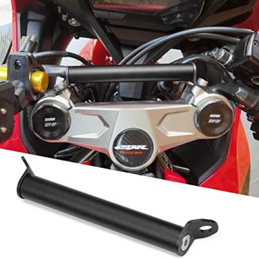 Imagem de LEDISHUN Suporte de navegação GPS para motocicleta compatível com Honda CBR650R (2018-2024) (preto)