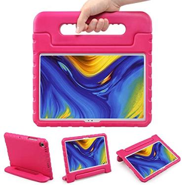 Imagem de Capa Infantil Maleta Compatível Para Samsung Galaxy Tab A8 10.5'' X200 X205 2021 ROSA, EVA, Emborrachada, Leve