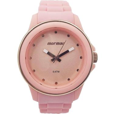 Imagem de Relógio MORMAII rosa borracha feminino MOPC21JAKQ/8T