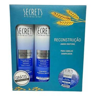 Imagem de Kit Reconstrução Secrets Professional Shampoo + Condicionador 300ml +