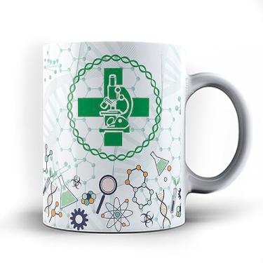 Imagem de Caneca xicara Biomédico profissão Biomedicina Biomédica 23 (Verde)