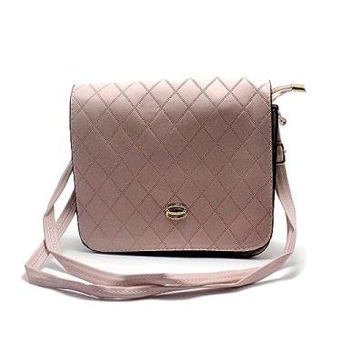 Imagem de Bolsa Feminina Pequena Transversal Lateral (Rosa)