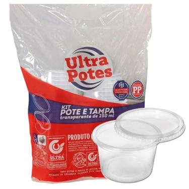 Imagem de Genérico 250ML POTE DESCARTÁVEL REDONDO PP C/100 UNID BOLO SORVETE