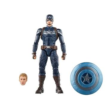 Imagem de Boneco Marvel Legends Series Capitão América: Guerra Civil - Figura de 15 cm com acessórios - Capitão America - F6520 - Hasbro