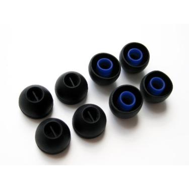 Imagem de 8 peças – Conjunto de substituição (M) para fones de ouvido intra-auriculares da série Philips SHE, SHO, SHS, SHQ, SHB