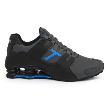 Imagem de Tênis 4 Molas Masculino Ruuning Academia Corrida Academia Casual Caminhada riginal T-Shoes (Cinza, BR, Adulto, Numérico, 39)