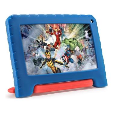 Imagem de Tablet Infantil Avengers 64gb 4gb Ram Com Kids Space Nb417 Nb417