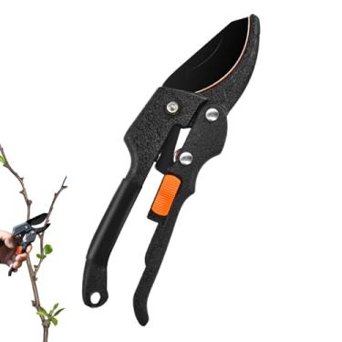 Imagem de Shakven Tesouras de jardinagem,Tesouras de poda com catraca,Tesoura de jardim para podador de galhos com catraca - Ferramentas manuais profissionais com fivela para entusiastas de jardinagem, ramos
