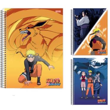Imagem de CADERNO UNIVERSITARIO 10M CD B/A 160F NARUTO - SAO DOMINGOS - 10282