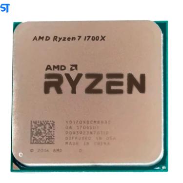 Imagem de Processador AMD Ryzen 7 1700X 3.4Ghz (3.8GHz Turbo), 8-Cores 16-Threads, S/Cooler, AM4, YD170XBCAEWOF, S/ Video S/BOX