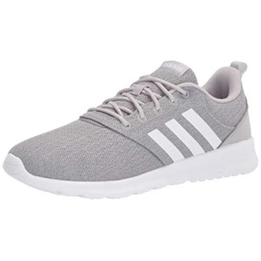 Imagem de adidas Tênis feminino Advantage, Cinza/branco/cinza, 37