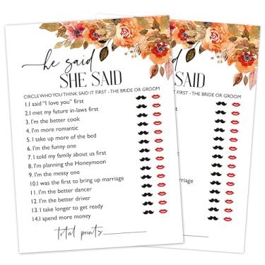 Imagem de Jogos de chá de panela, jogos de casamento, cartões de jogos de festival de outono, lembrancinhas de festa de noivado, jogos de despedida de solteira, jogos minimalistas de festa de casamento,