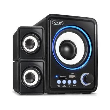 Imagem de Caixa De Som Bluetooth Subwoofer Knup Usb P2