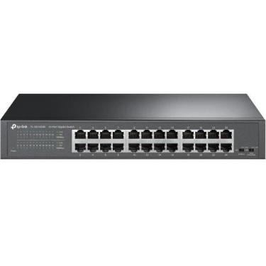 Imagem de Switch Gigabit 24 Portas 10/100/1000 Mesa, Montavel em RACK Nao Gerenc