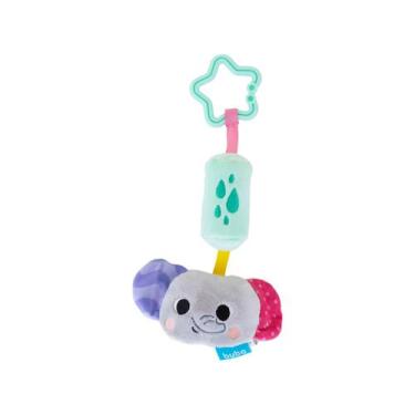 Imagem de Brinquedo para Bebê Elefante Zoo Sininho Buba, Cinza
