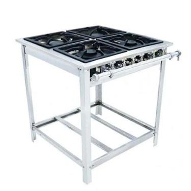 Imagem de Fogão Venâncio 4 Bocas Baixa Pressão Extra Inox S/Painel EI4 15294