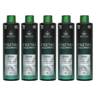 Imagem de Kit 05 Ativadores Cachos Fresh Crescimento Cabelos Fortes - Mazzo
