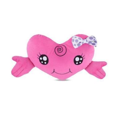 Imagem de Coração de Pelúcia Doçura Pink 40 cm Antialérgico - CTX