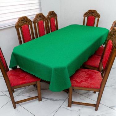 Imagem de Toalha de Mesa Natalina 4 Lugares 1,50m x 1,40m Oxford Estampado - Raf