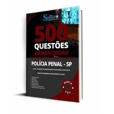 Imagem de Caderno de Questões SAP-SP - Agente de Segurança Penitenciária de Clas