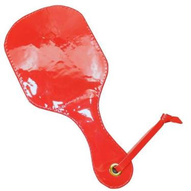 Imagem de Chicote Chibata Flogger Couro Luxo Tala Palmatória Paddle Sub - Pretty