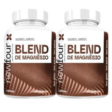 Imagem de 2x Blend de Magnésio - Treonato + Quelato + Malato  60 Cápsulas 500mg 