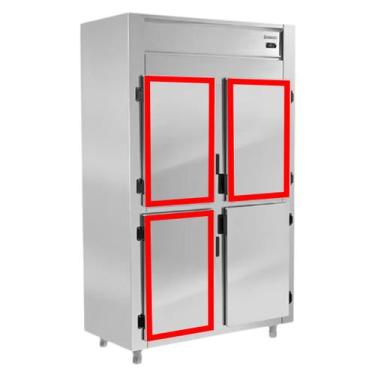 Imagem de Kit 3 Gaxeta Câmara Fria Rf-064 Para Frilux 48x65 Canaleta - ILPEA, Ci