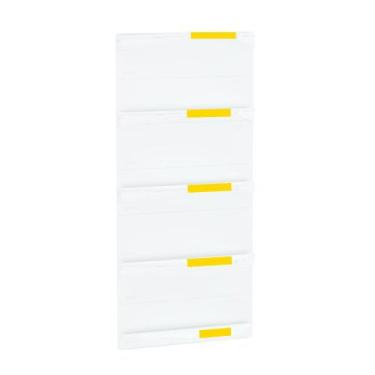 Imagem de Kit 5 Bandejas Para Gondola Canto 196 Amapa 40/30 Branco - Amapá