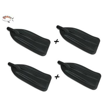 Imagem de Kit 4 Pás de Remo Reta Para Barco, Caiaque, Lancha, Canoa - Rochel Pla