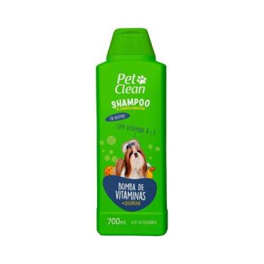 Imagem de Shampoo e Condicionador Pet Clean Bomba de Vitaminas e Queratina 700ml