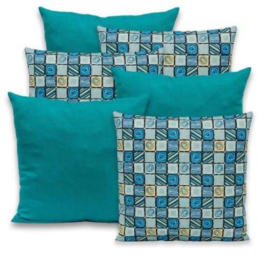 Imagem de Kit 6 Capas de Almofada com Zíper 40cmx40cm Gorgurinho - Dryka Enxovai
