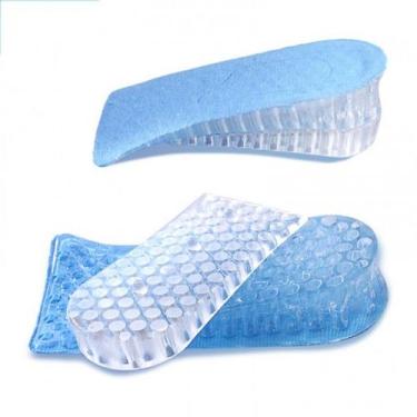 Imagem de Par Palmilha Elevação Silicone 2 Camadas 3cm Elevação - Falcon