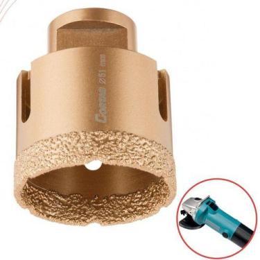 Imagem de Serra Copo Diaman P/ Esmerilhadeira 51mm Porcelanato Mármore - cortag