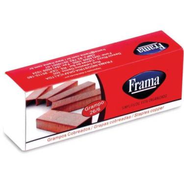 Imagem de Grampo para Grampeador 26/6 Cobreado 5000 Grampos (7897562200336) - GN