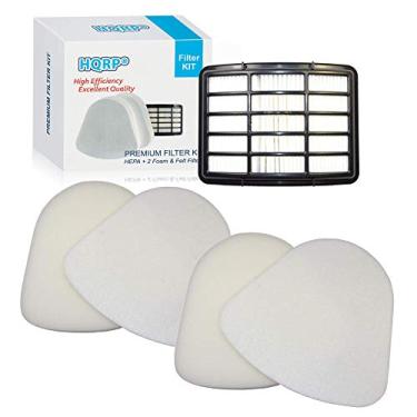 Imagem de HQRP Kit de filtro (HEPA + 2x espuma e feltro) compatível com aspirador vertical Shark Navigator Lift-Away NV350 NV351 NV352 NV355C NV356 NV357 NV358 UV540 Series, peças de substituição XFF350 e