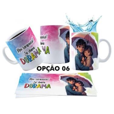 Imagem de Caneca 325ml Dorama Dorameira Currículo da Dorameira K-Drama - LARANJA