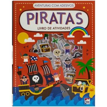 Imagem de Livro - Aventuras com Adesivos - Livro de Atividades: Piratas