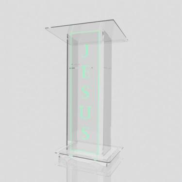 Imagem de Púlpito de Acrílico para Igrejas e Empresas com ou sem Gravação - Acri