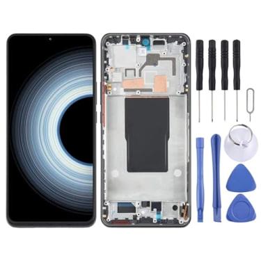 Imagem de tela Tela LCD AMOLED original para Xiaomi Redmi K50 Ultra / 12T / 12T Pro digitalizador conjunto completo com moldura substituição da tela