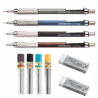 Imagem de Lapiseira Técnica Profissional Graphgear 500 Mina Hb PENTEL