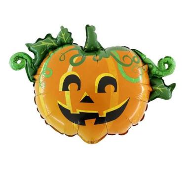 Imagem de Balão de Festa Metalizado 17" 43cm - Linky Scary Pumpink - 1 unidade -