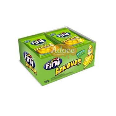 Imagem de Bala fini gelatinas mini display 12unx15g, BANANAS