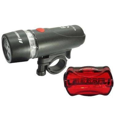Imagem de Combo High One Farol Dianteiro 5 Leds + Vista Light Traseiro 5 Leds HO