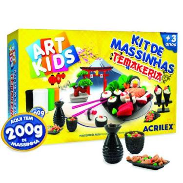 Imagem de Kit massinha de modelar temakeria ref 40056 - Acrilex