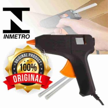Imagem de Aplicador de Cola Quente Bivolt Grande C/ 2 Refis - Bestfer