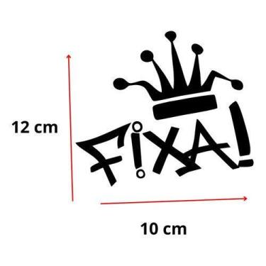 Imagem de Adesivo  Fixa Coroa Tuning Rebaixados Carro Moto E  Vidro - ONL