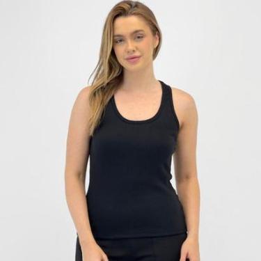 Imagem de Blusa Beagle Regata Básica Canelada Feminina-Feminino